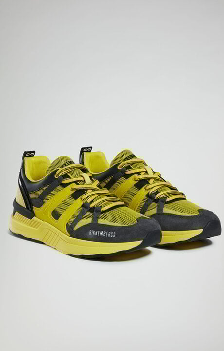 bikkembergs Dunga M men's black and yellow sneakers