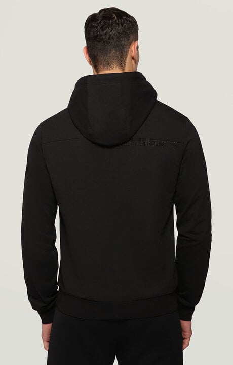 Bikkembergs Hoodie Men's Black Sweatshirt With Print