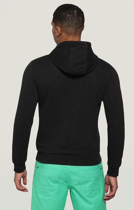 Bikkembergs Men's Black Sweatshirt With Bubble Graffiti Print