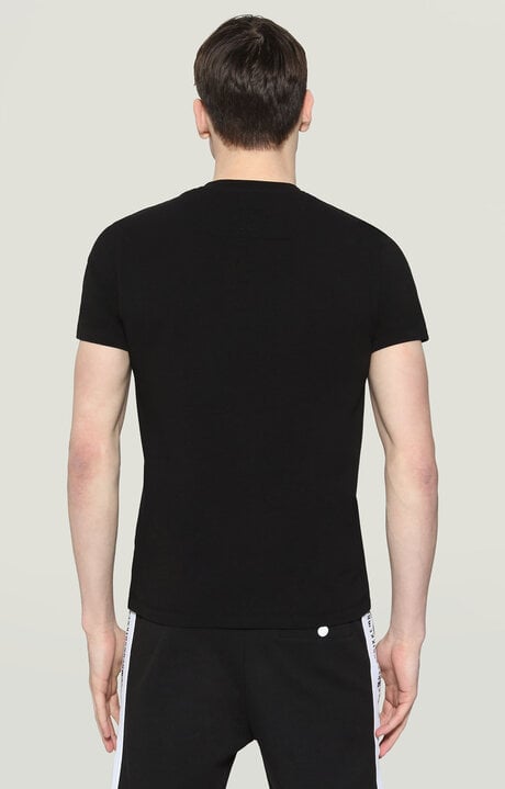 Bikkembergs Men's Black T-shirt With Bikkembergs Print