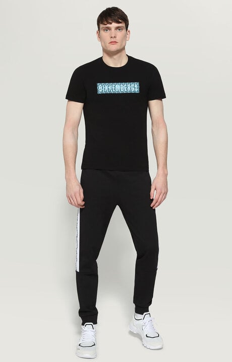 Bikkembergs Men's Black T-shirt With Bikkembergs Print