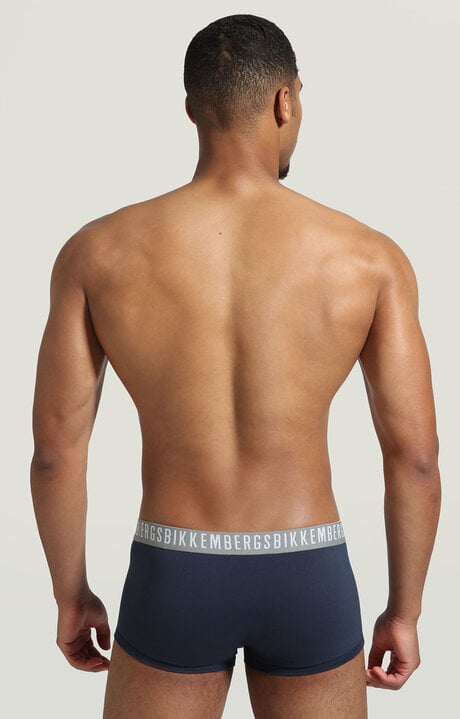 Bikkembergs Men's Blue 3-pack Boxers In Stretch Cotton