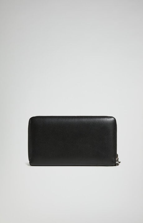 Bikkembergs Men's Zip-around Wallet With Wrist Strap