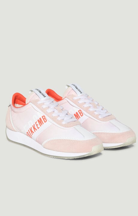 bikkembergs Pink Women's sneakers Julie in suede leather