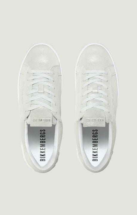 Bikkembergs Silver Sheba Women's Sneakers With Metallic Details