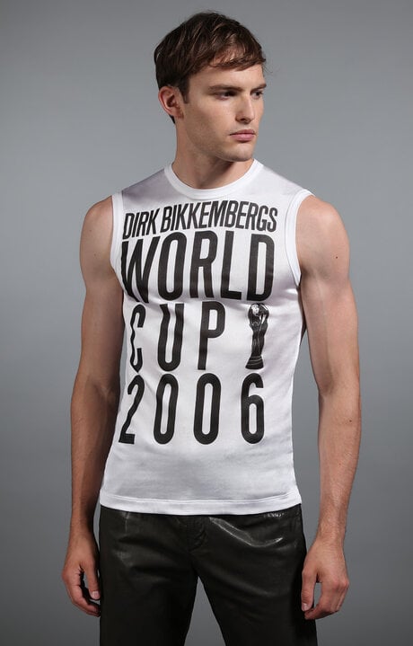 Bikkembergs White Men's 2006 World Cup White T-shirt