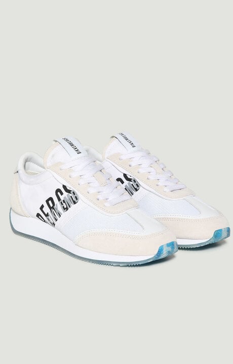 bikkembergs White Women's multi-material sneakers Julie