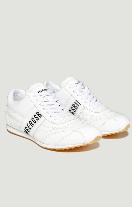 bikkembergs White women's sneakers in patent leather Bahia