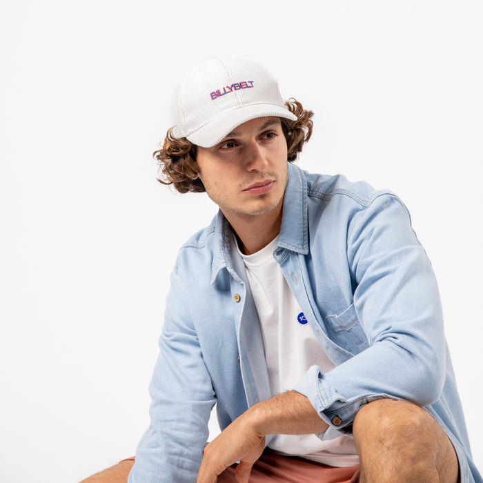 Billybelt Casquette Velours Blanc