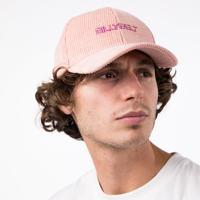 Billybelt Casquette Velours Rose