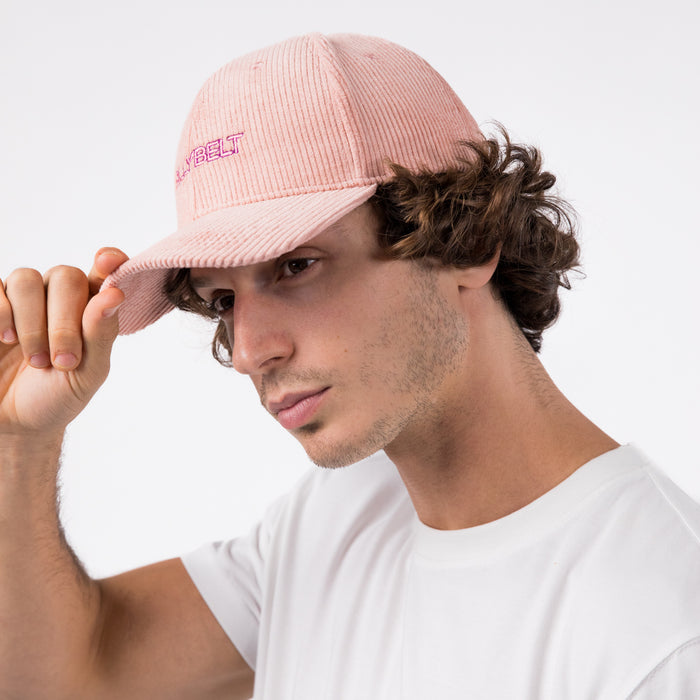 Billybelt Casquette Velours Rose