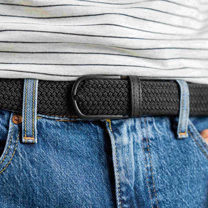 Billybelt Ceinture Tressée élastique All Black
