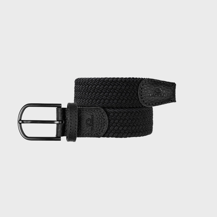 billybelt Ceinture tressée élastique All black