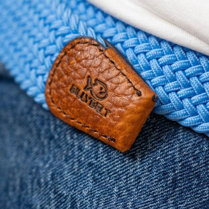 Billybelt Ceinture Tressée élastique Bleu Alaska
