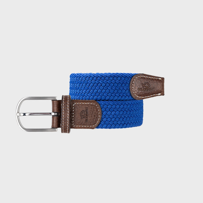 billybelt Ceinture tressée élastique Bleu grec