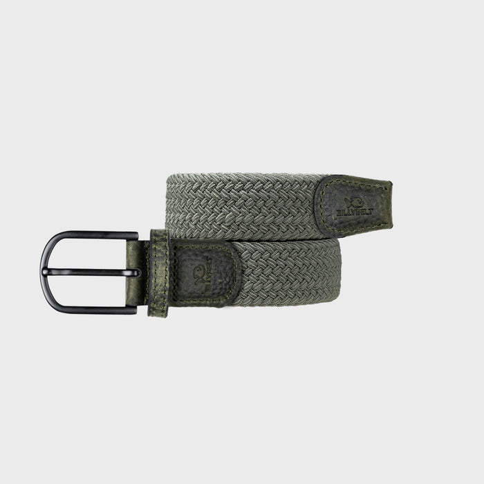 billybelt Ceinture tressée élastique Dark forest