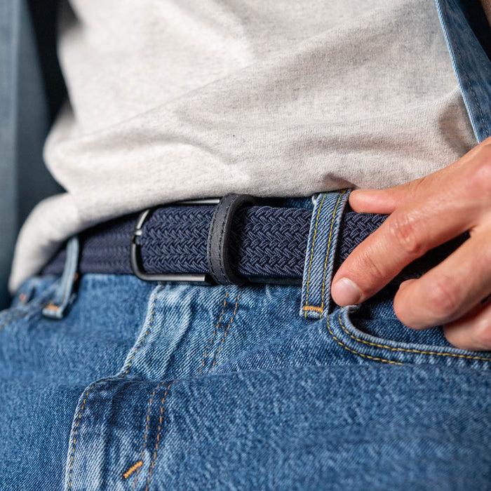 Billybelt Ceinture Tressée élastique Deep Water