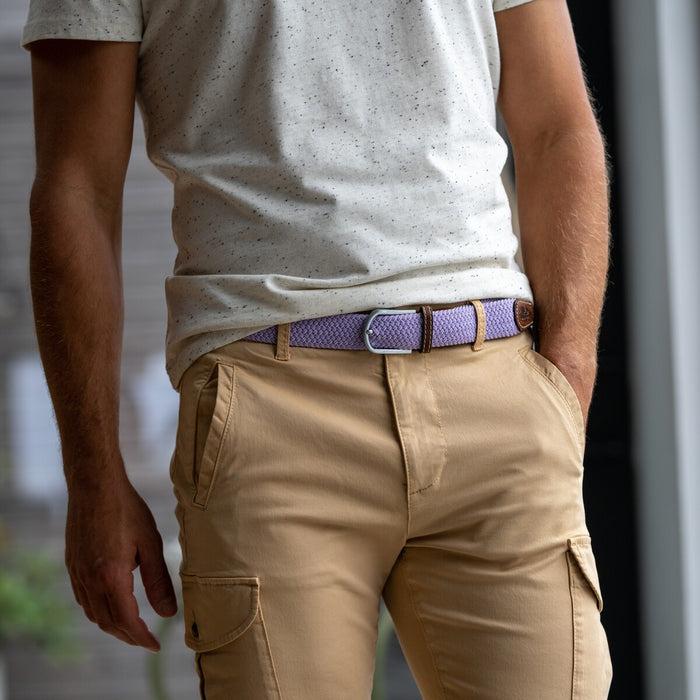 Billybelt Ceinture Tressée élastique Lavande