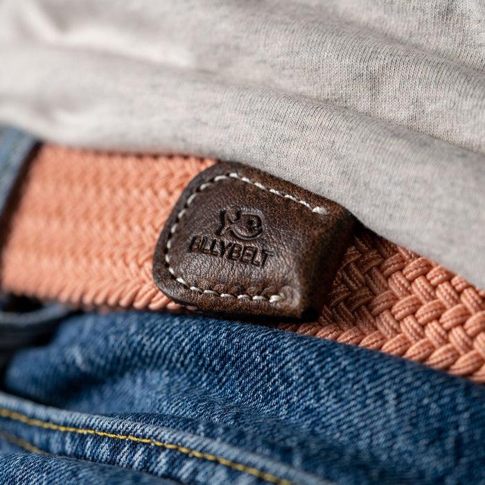 Billybelt Ceinture Tressée élastique Rose Blush