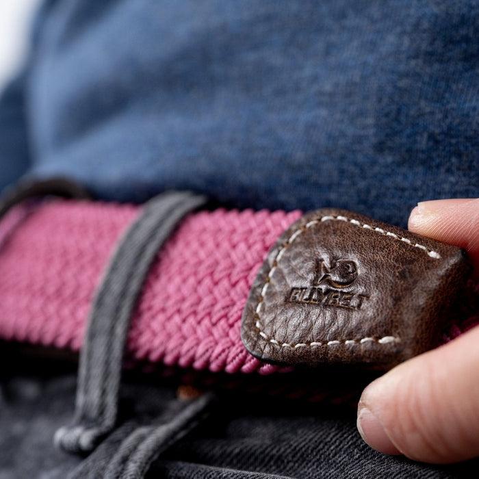 Billybelt Ceinture Tressée élastique Rose Magenta