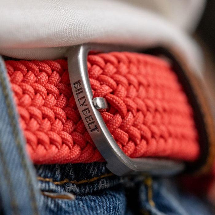 Billybelt Ceinture Tressée élastique Rose Pêche