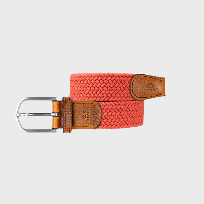 billybelt Ceinture tressée élastique Rose pêche