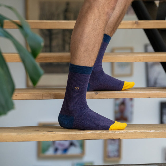 Billybelt Chaussettes En Coton Peigné Rayées - Ultra