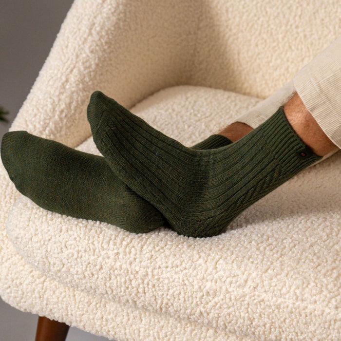 Billybelt Chaussettes En Laine Kaki - BILLYBELT