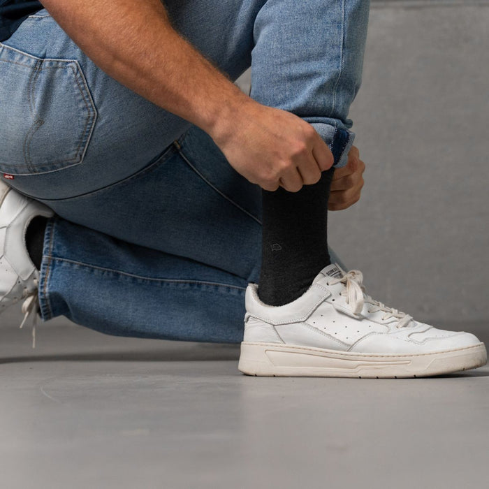 Billybelt Chaussettes Unies En Bambou - Gris