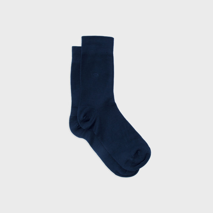 billybelt Chaussettes unies en bambou - Marine