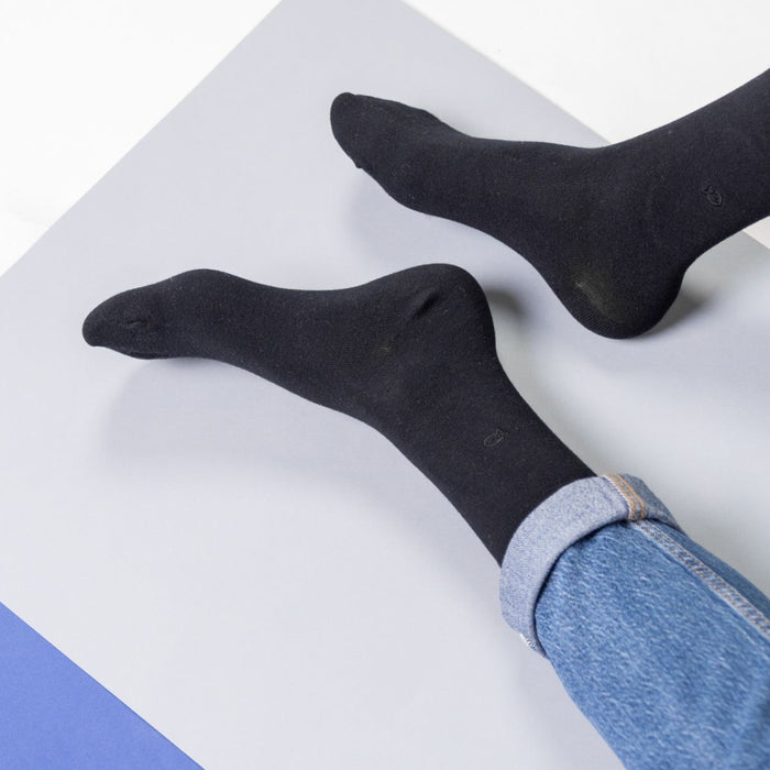 Billybelt Chaussettes Unies En Bambou - Noir