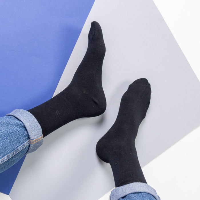 Billybelt Chaussettes Unies En Bambou - Noir