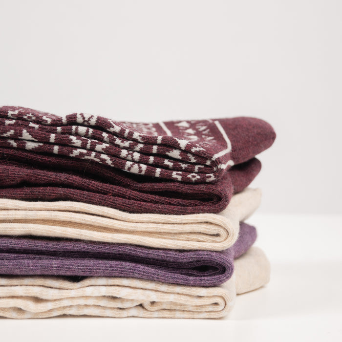 Billybelt Coffret 5 Chaussettes Bordeaux-beige