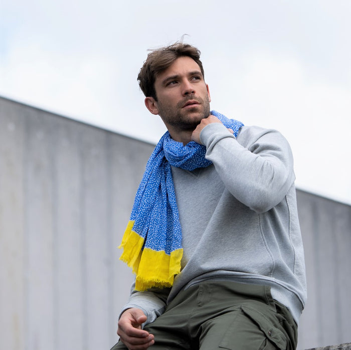 Billybelt Foulard 100% Coton Biologique Santorin