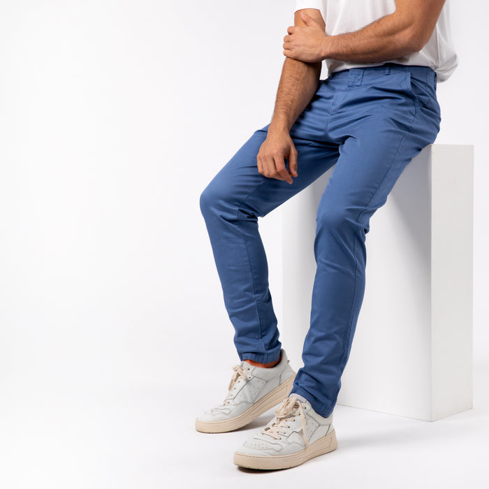 Billybelt Pantalon Chino Bleu Glacier - BILLYBELT