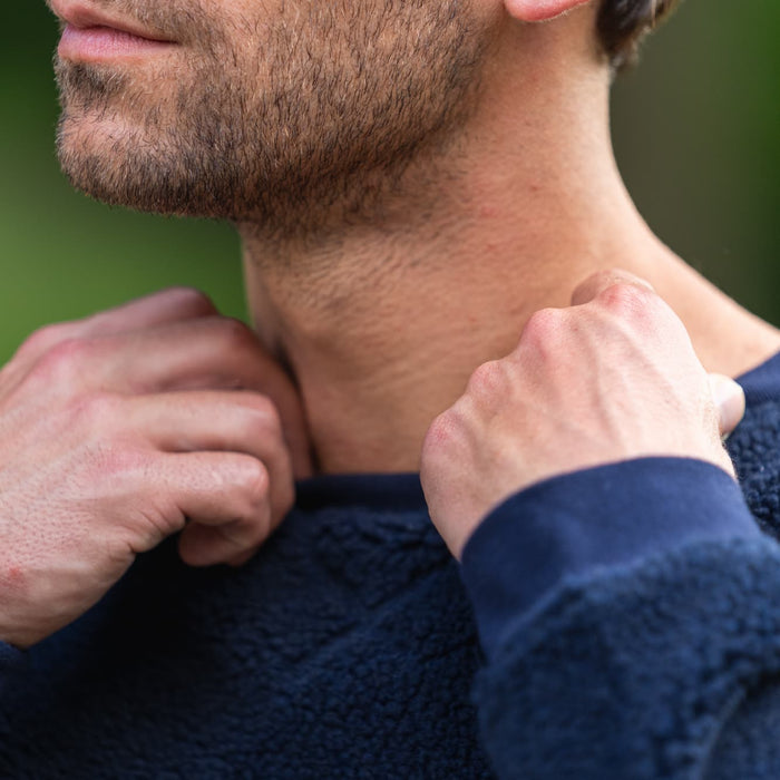 Billybelt Pull En Sherpa Bleu Marine - BILLYBELT