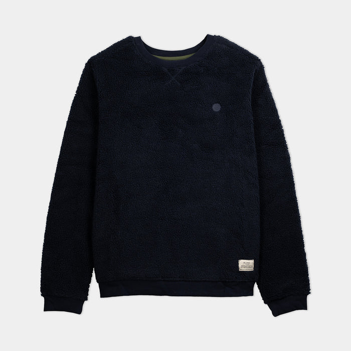 billybelt Pull en sherpa bleu marine - BILLYBELT