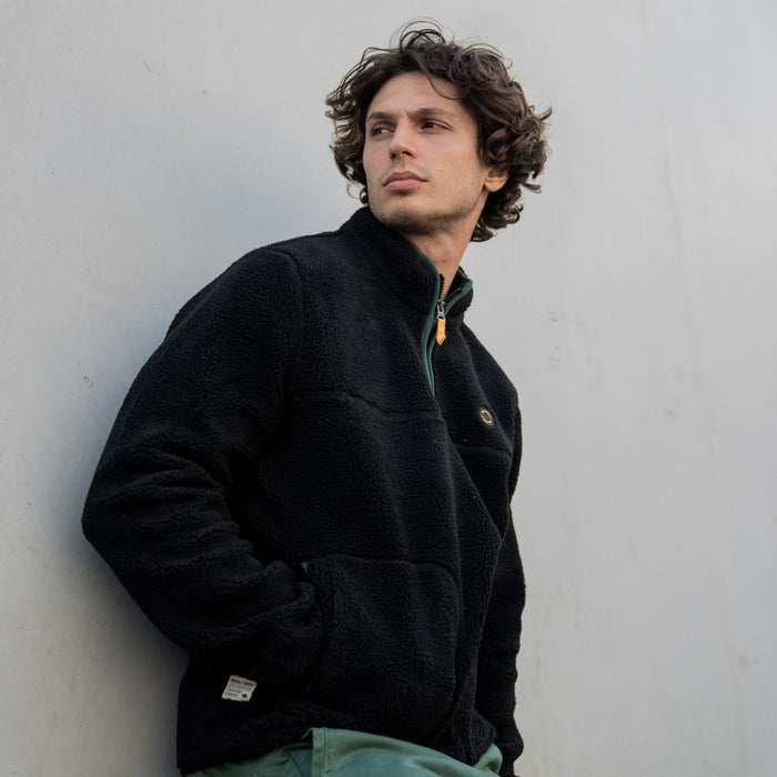 Billybelt Pull Sherpa Col Zippé Ebene - BILLYBELT