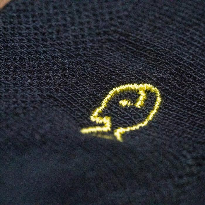 Billybelt Socquettes En Coton Peigné Unies - Noir