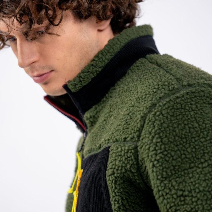 Billybelt Veste Sherpa Mixte Zippée Kaki - BILLYBELT