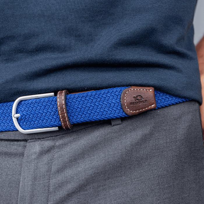 Billybelt Ceinture Bleu Roi Tressee Elastique - BILLYBELT