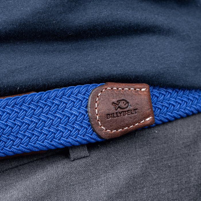 Billybelt Ceinture Bleu Roi Tressee Elastique - BILLYBELT