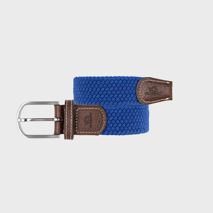 billybelt Ceinture bleu roi tressee elastique - BILLYBELT