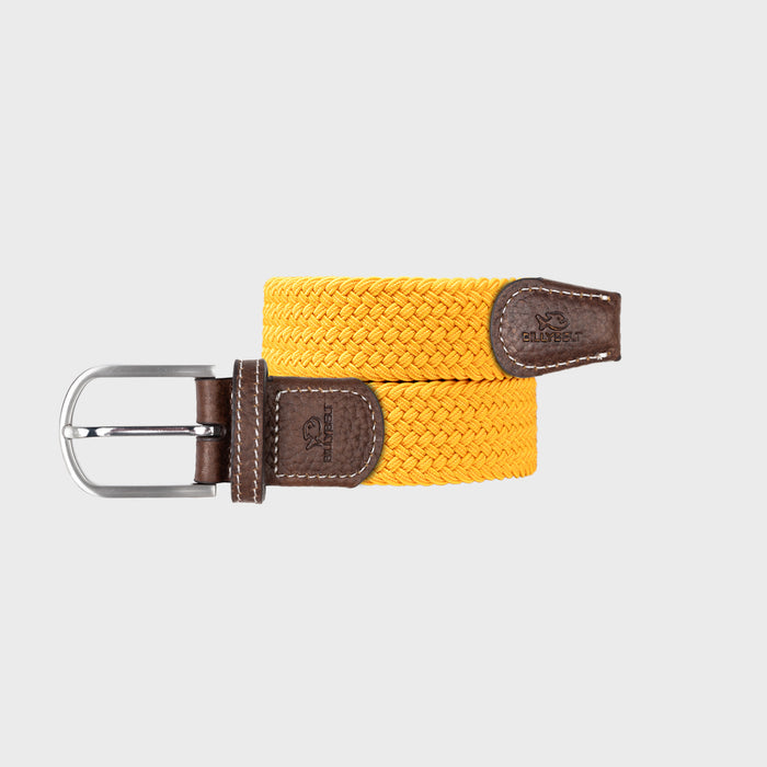 billybelt Ceinture orange tropical tressee elastique - BILLYBELT