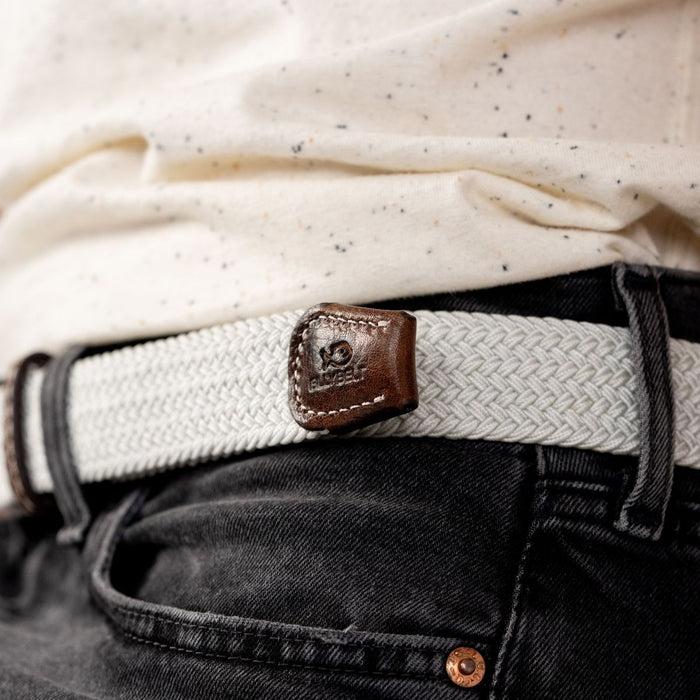 Billybelt Ceinture Tressee Elastique Blanc Coco - BILLYBELT