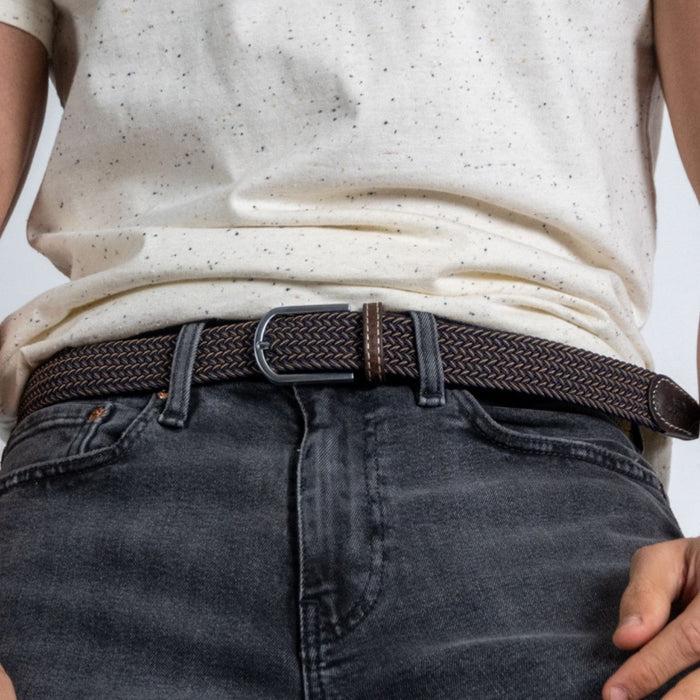 Billybelt Ceinture Tressee Elastique Havane - BILLYBELT