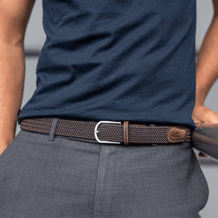 Billybelt Ceinture Tressee Elastique Havane - BILLYBELT