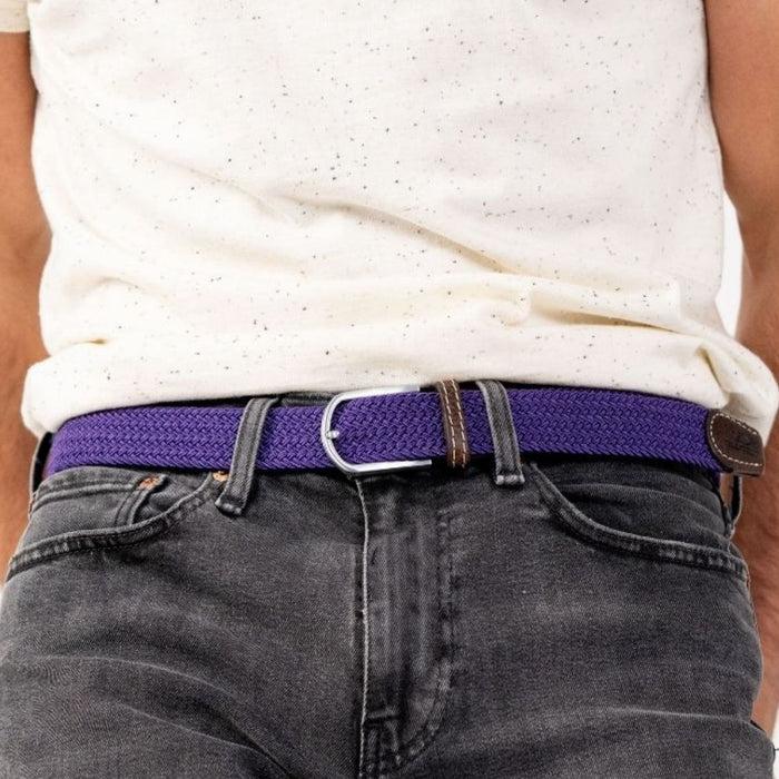 Billybelt Ceinture Tressee Elastique Violet Astral - BILLYBELT
