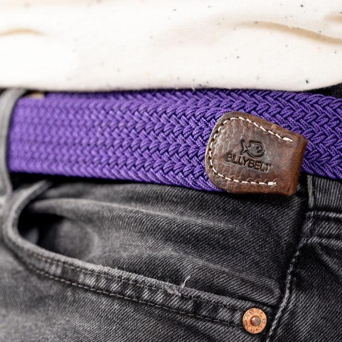 Billybelt Ceinture Tressee Elastique Violet Astral - BILLYBELT