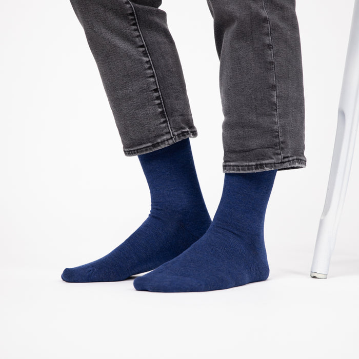 Billybelt Chaussettes En Bambou - Bleu Chiné - BILLYBELT